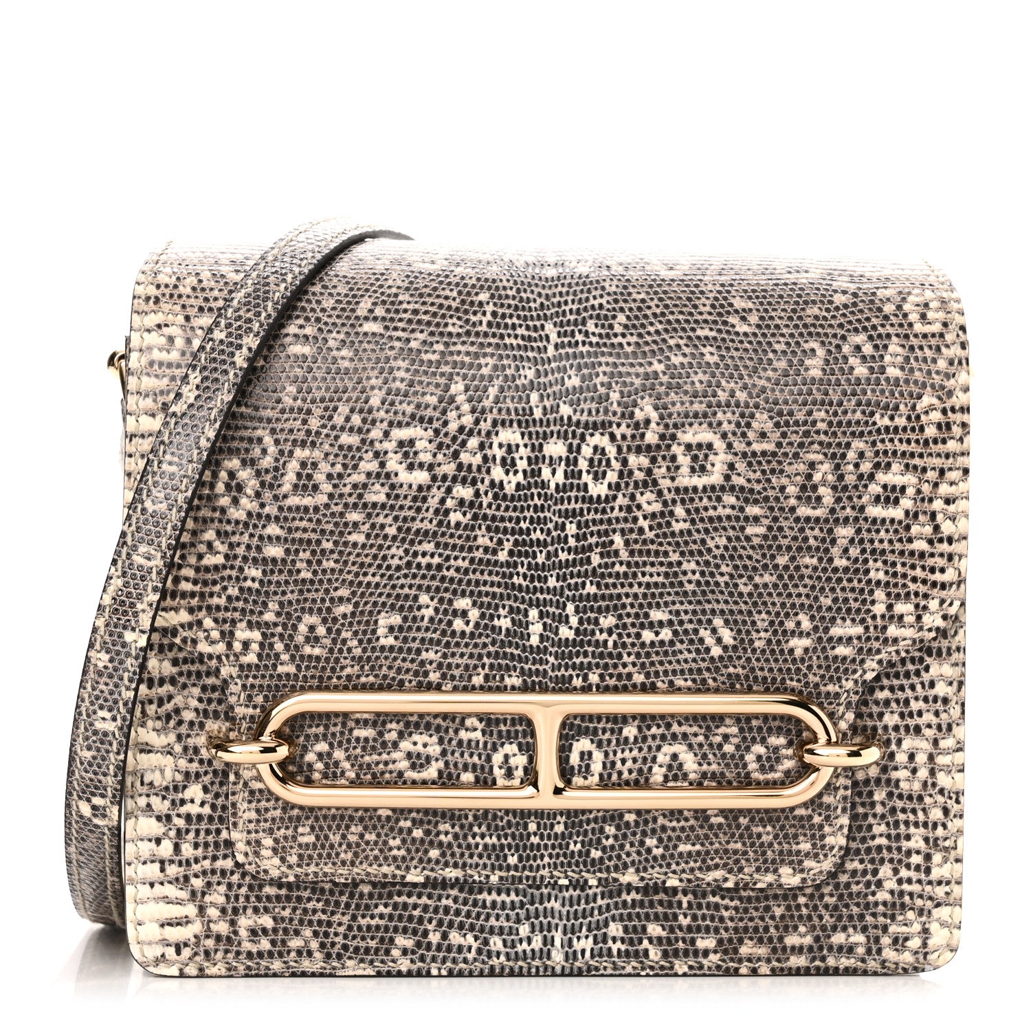 Hermes Lizard Mini Sac Roulis Ombre 1 of 11