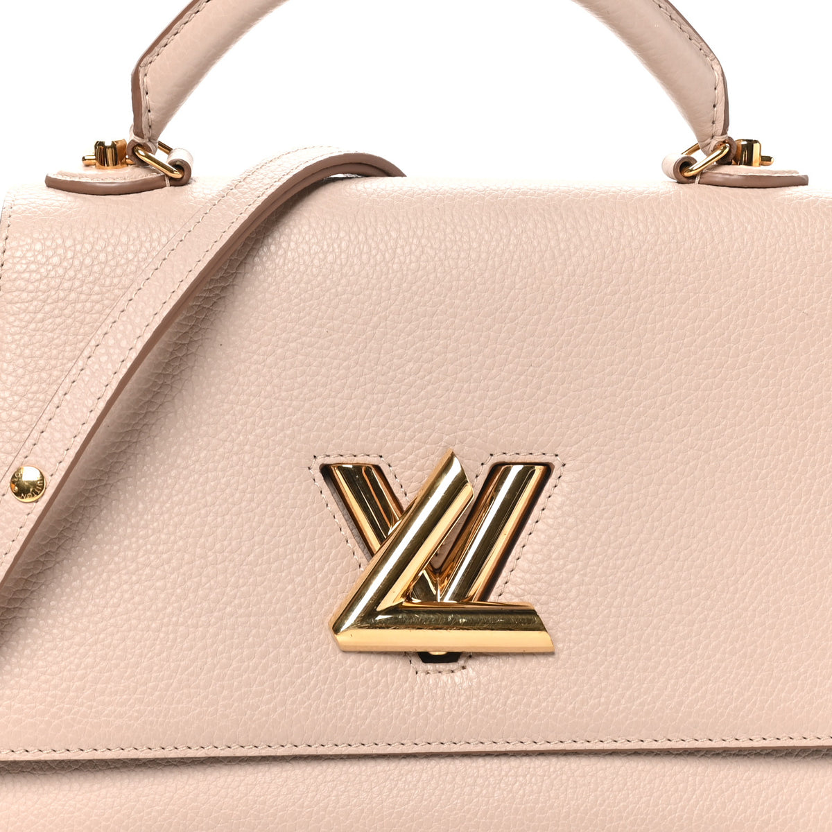 Louis Vuitton Taurillon Twist One Handle MM Greige 7 of 9