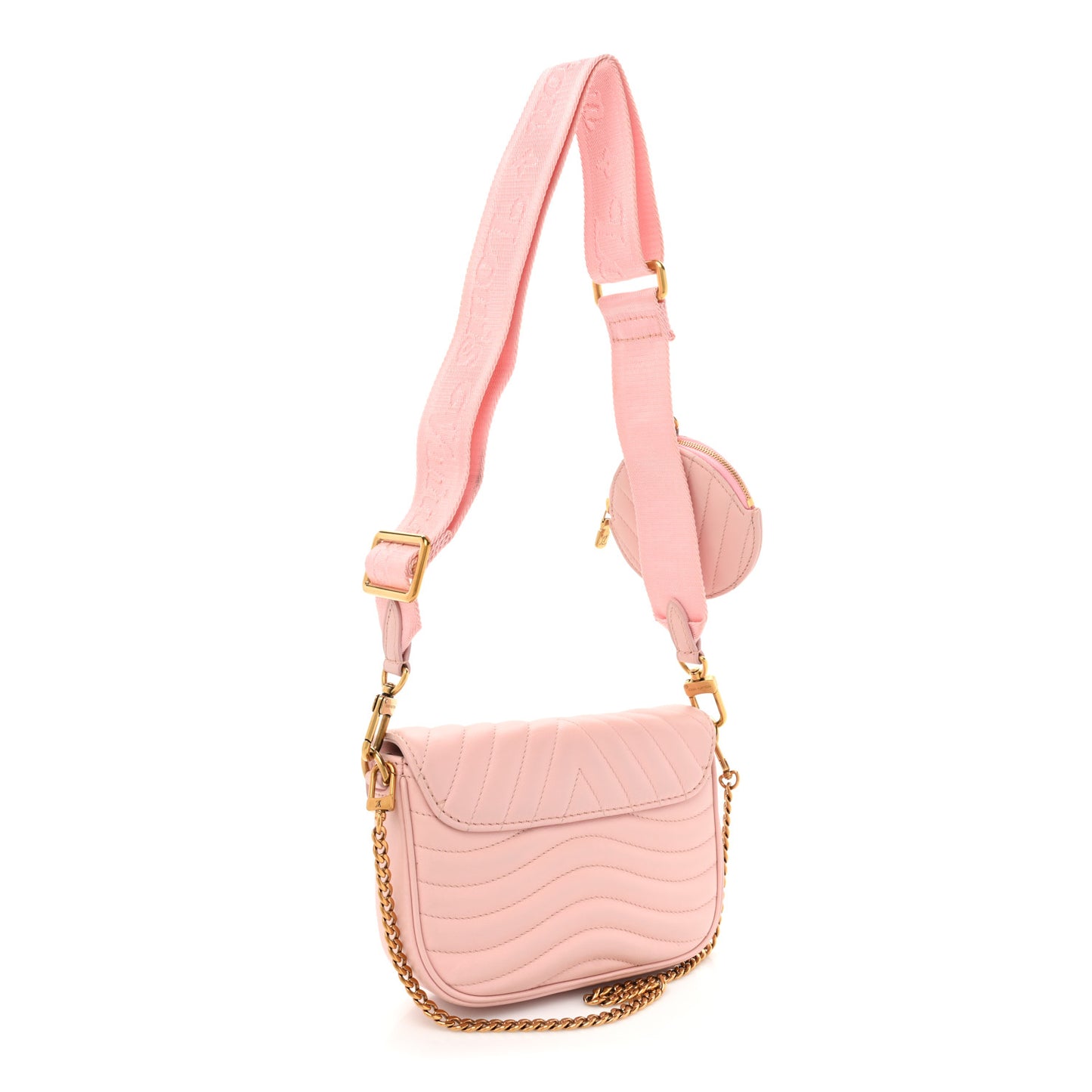 Calfskin New Wave Multi Pochette Rose Ballerine