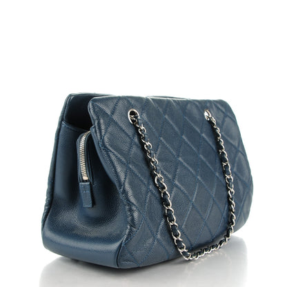 Chanel Caviar Quilted Timeless CC Tote Blue 3 of 8