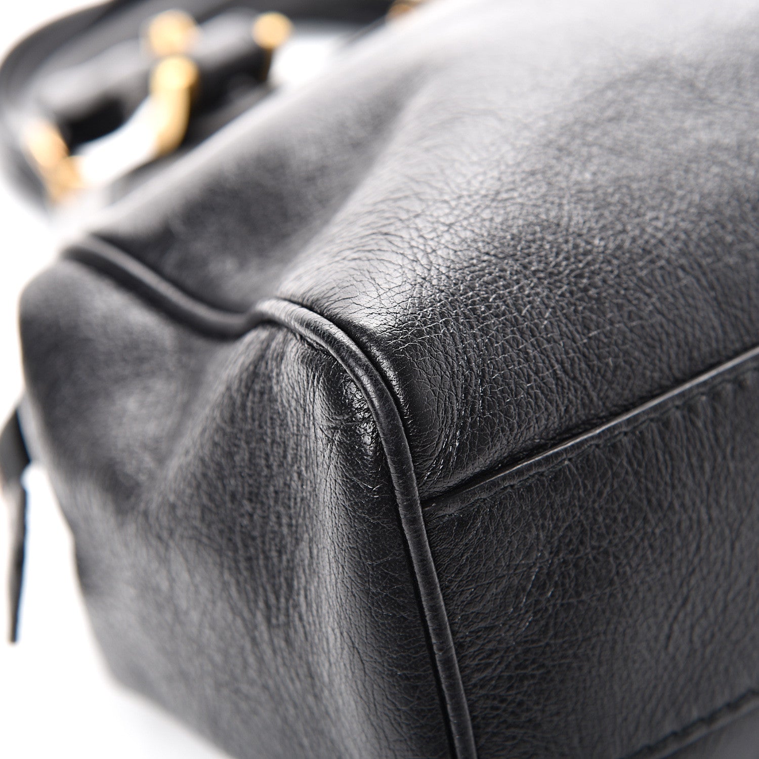 Gucci Calfskin Medium Re(Belle) Top Handle Bag Black 11 of 11