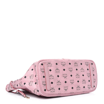 MCM Visetos Medium Liz Reversible Shopper Tote Pink 5 of 13