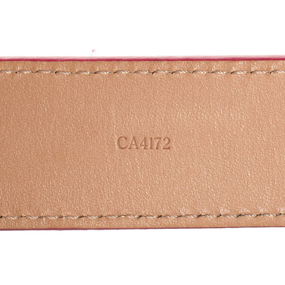 Louis Vuitton Vernis Ceinture 30mm Belt 90 36 Rose Indien 6 of 8