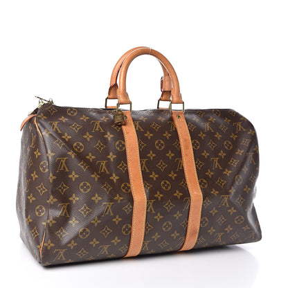 Louis Vuitton Monogram Keepall 45 3 of 16