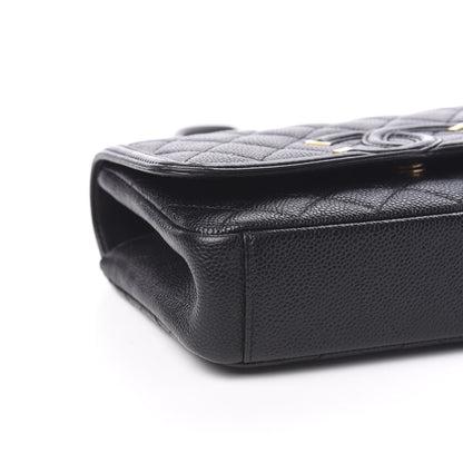 Chanel Caviar Quilted Small CC Filigree Flap Black 7 of 10