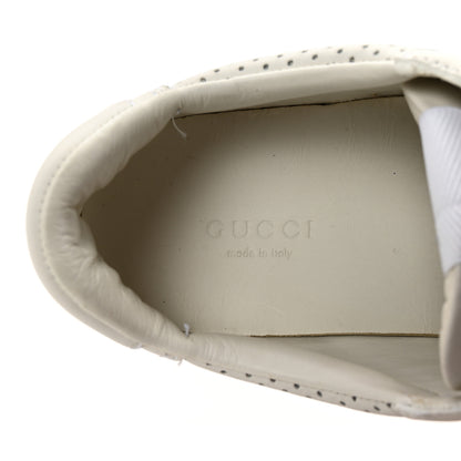 Gucci Calfskin GG Tennis Embossed Perforated Womens Platform 55mm Sneakers 38 Great White 8 of 10