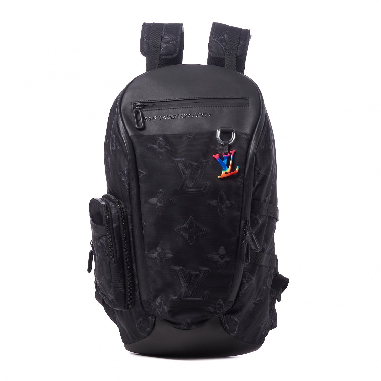 Louis Vuitton Monogram 3D 2054 Mountain Backpack Grey Black Rainbow 1 of 9