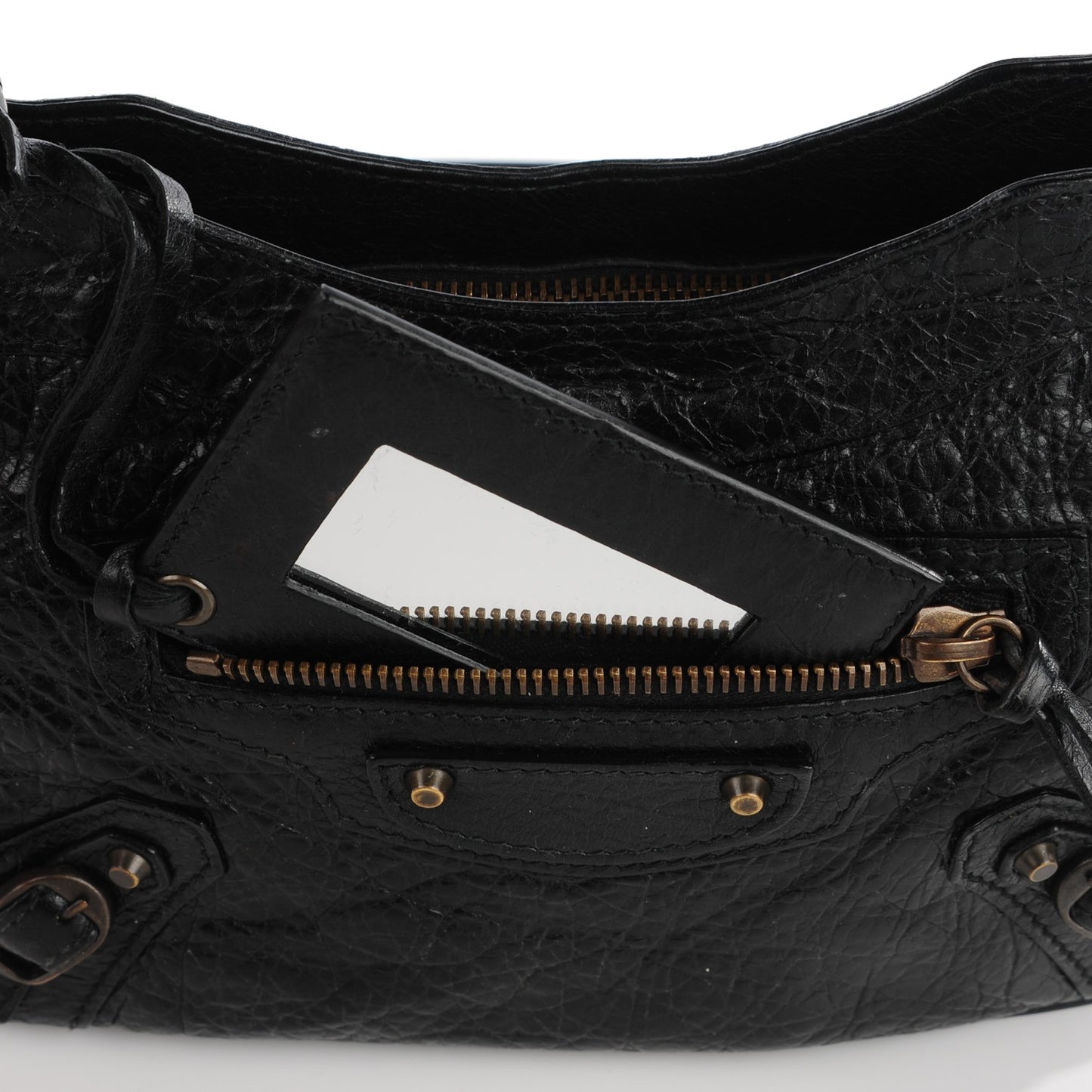 Agneau Classic Hardware Hip Black
