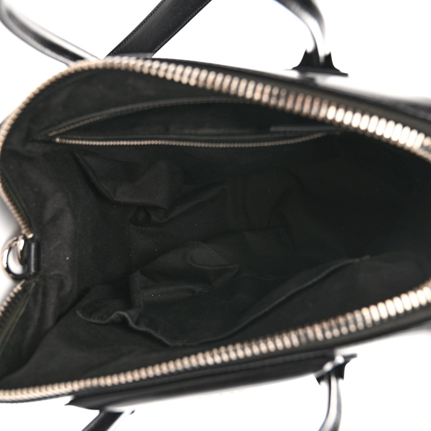 Shiny Lord Calfskin Medium Antigona Black