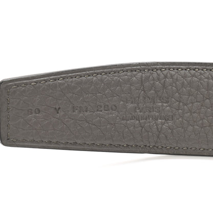 Hermes Box Togo 32mm H Belt 80 Black Etain 5 of 6