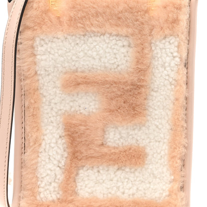 Fendi Shearling Plexiglass FF Mini Fendi Sunshine Shopper Soap White 8 of 10