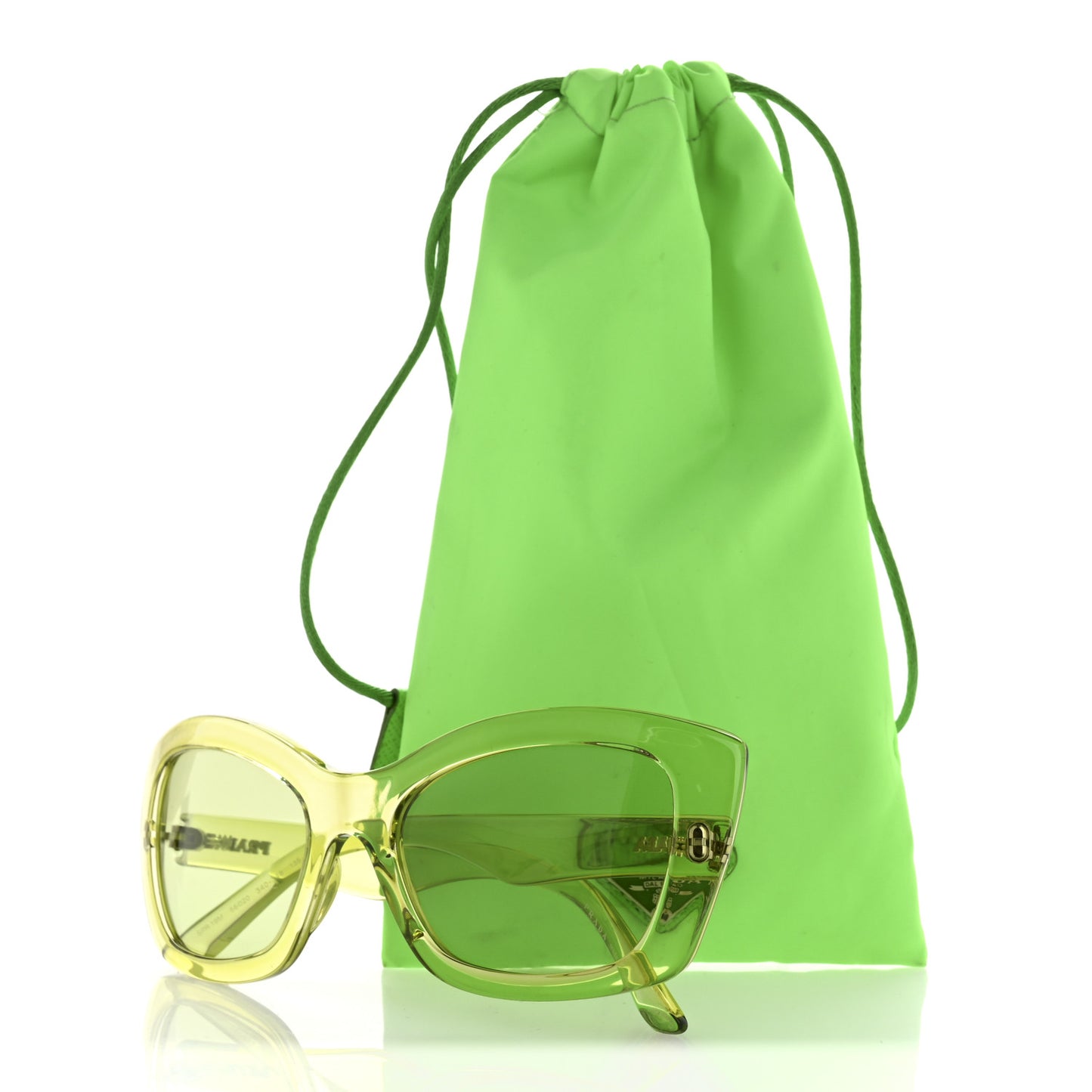 Cat Eye Sunglasses SPR 19M Transparent Green