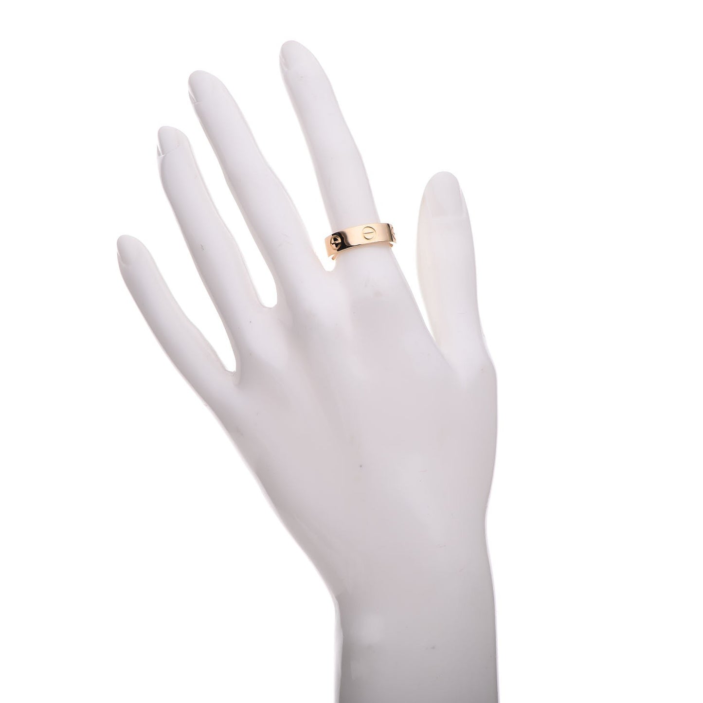 18K Yellow Gold 5.5mm LOVE Ring 54 6.75