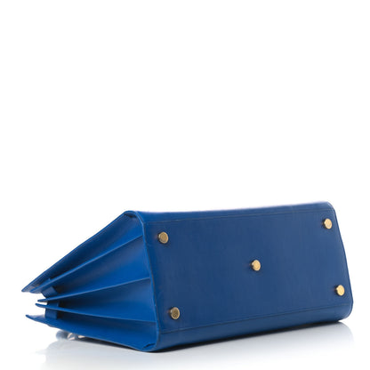 Saint Laurent Calfskin Large Sac De Jour Carryall Royal Blue 3 of 7