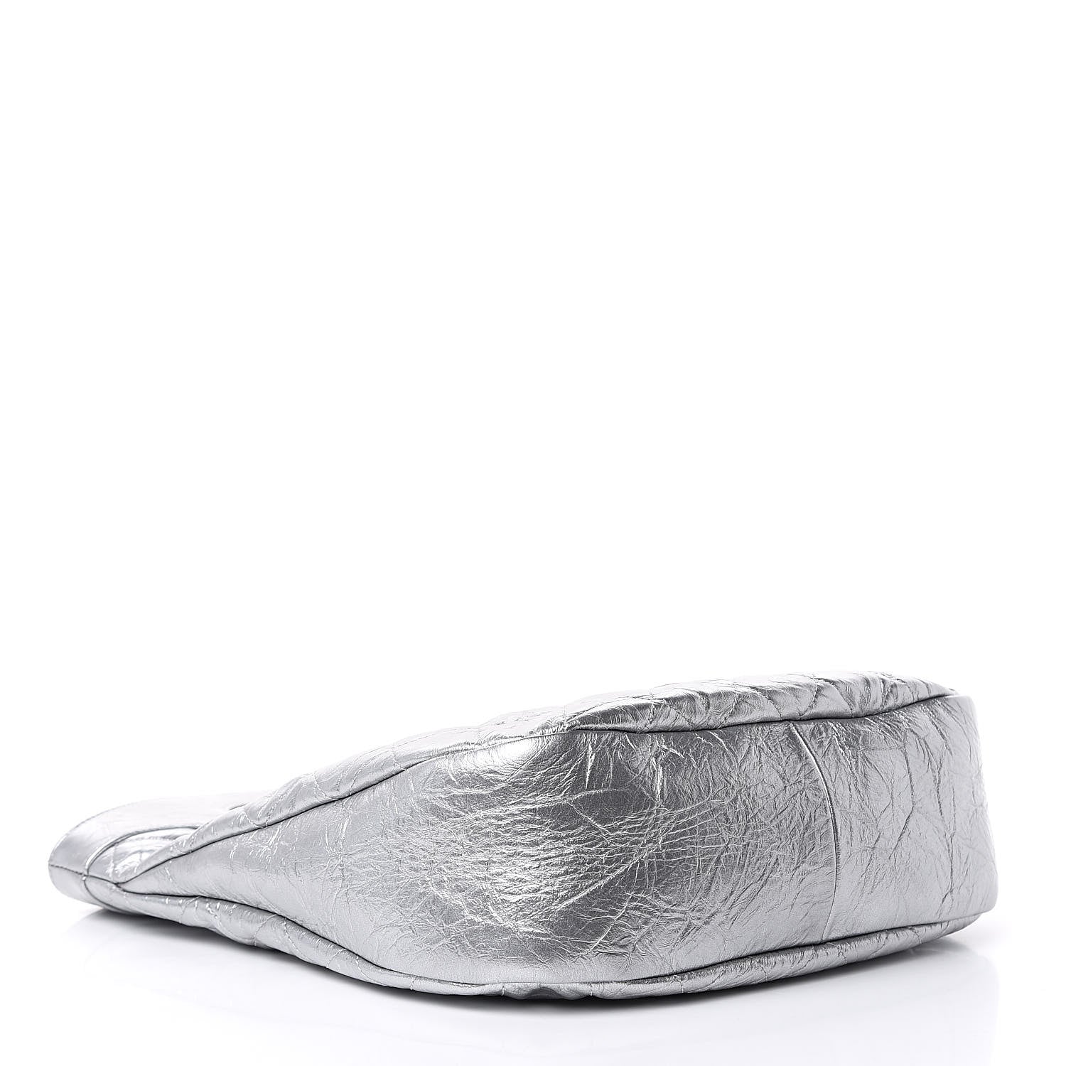 Chanel Metallic Crumpled Calfskin Small 31 Shopping Bag Silver 4 of 9