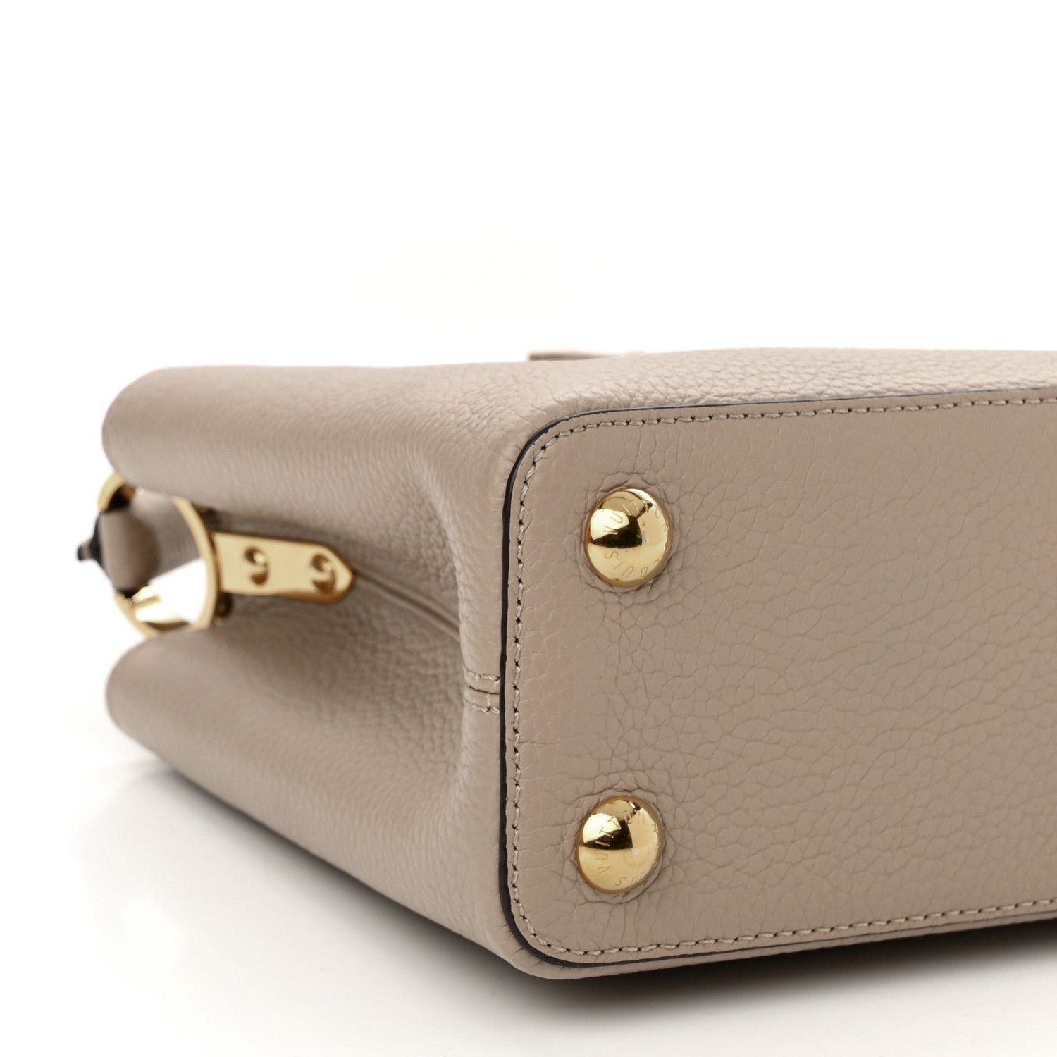 Louis Vuitton Taurillon Capucines BB Galet 9 of 10