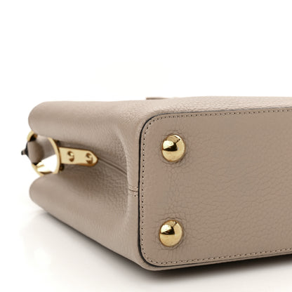 Louis Vuitton Taurillon Capucines BB Galet 9 of 10