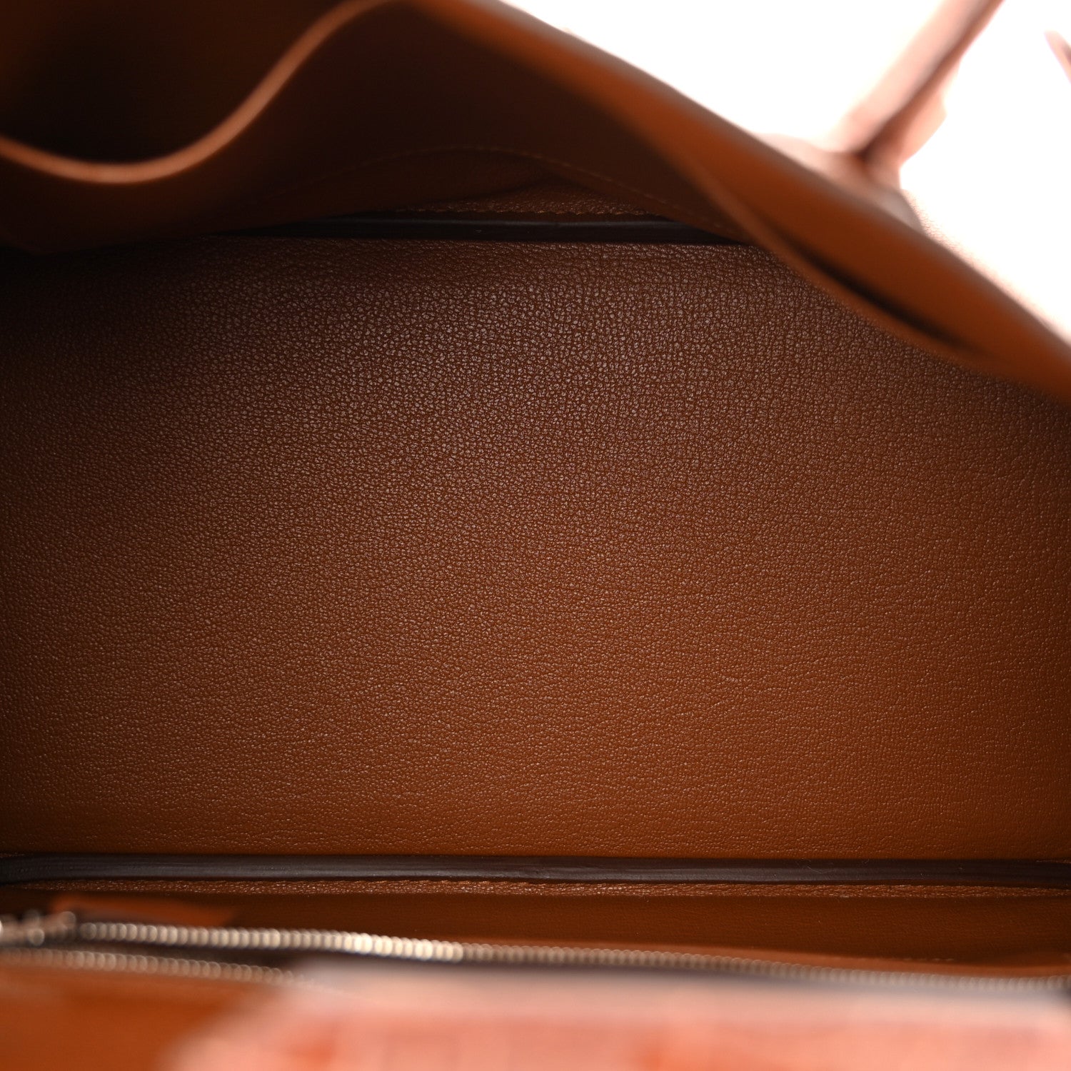 Hermes Chevre Mysore Shiny Niloticus Crocodile Birkin Touch 30 Noisette Etrusque 5 of 11
