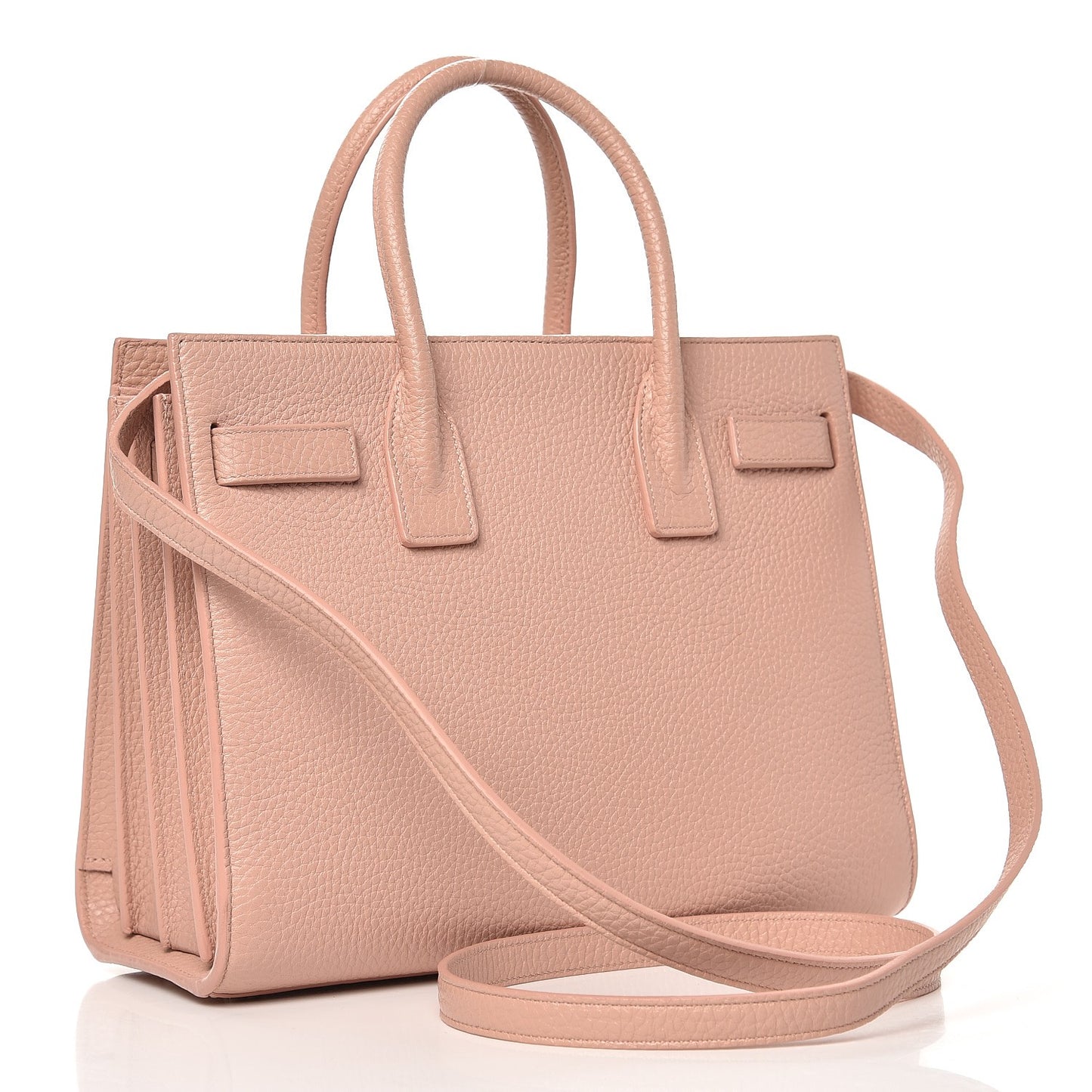 Grained Calfskin Baby Sac De Jour Pale Pink