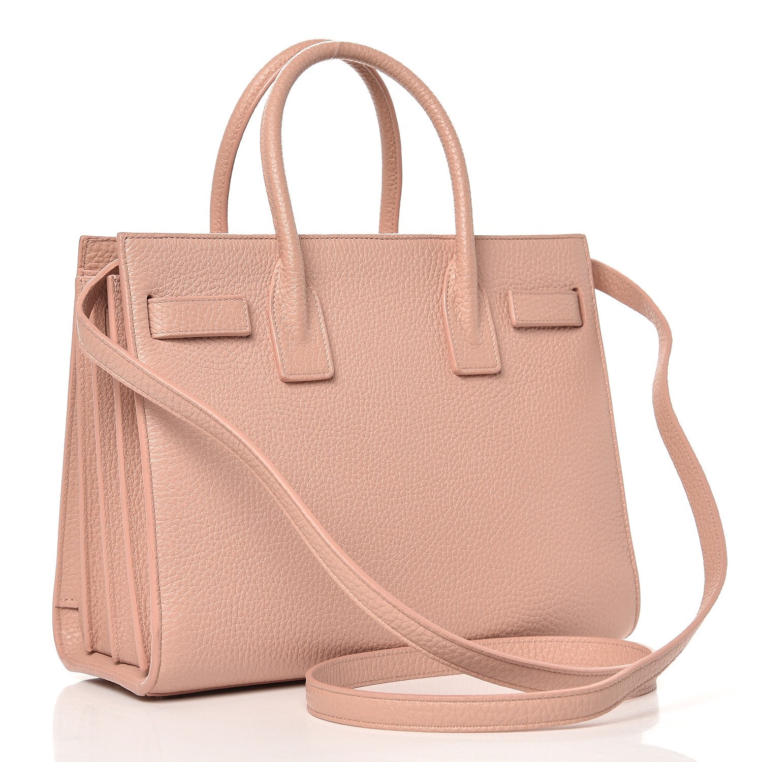Saint Laurent Grained Calfskin Baby Sac De Jour Pale Pink 4 of 12