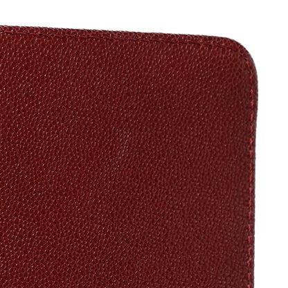 Chanel Caviar Quilted Medium Boy Flap Burgundy 12 of 13