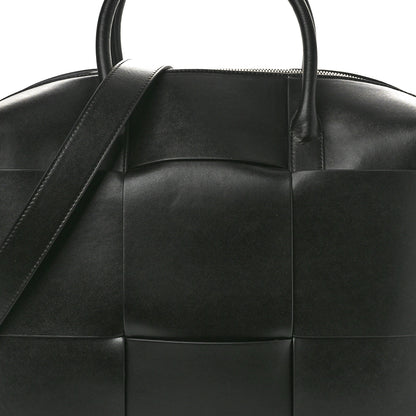 Bottega Veneta Calfskin Maxi Intrecciato Arco Briefcase Black 8 of 12