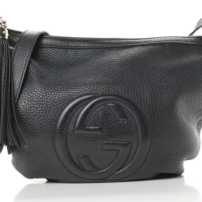 Gucci Pebbled Calfskin Small Soho Hobo Black 8 of 15