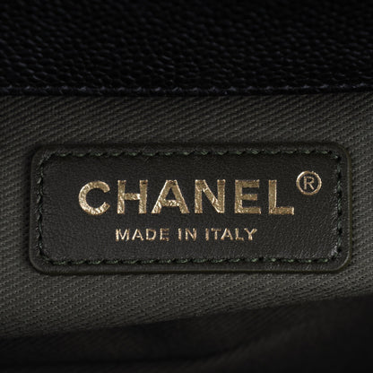 Chanel Caviar Quilted Medium Boy Flap Black 6 of 7