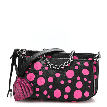 Louis Vuitton LV X YK Empreinte Multi Pochette Accessories Black Fuchsia 1 of 9