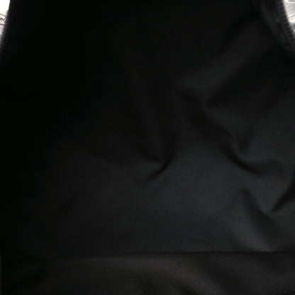 Louis Vuitton Calfskin Shadow Monogram Keepall Bandouliere 50 Black 4 of 8
