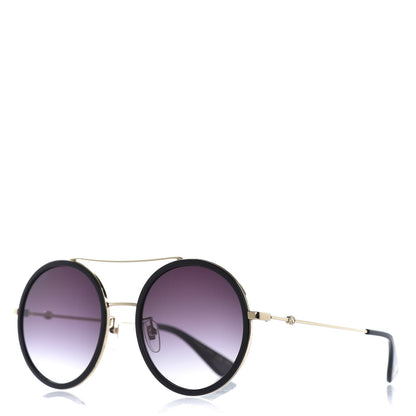 Gucci Round Frame Sunglasses GG0061S Black 1 of 9