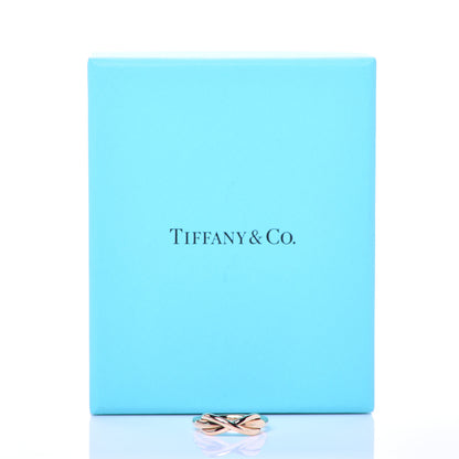 Tiffany 18K Rose Gold Infinity Ring 52 6 5 of 5