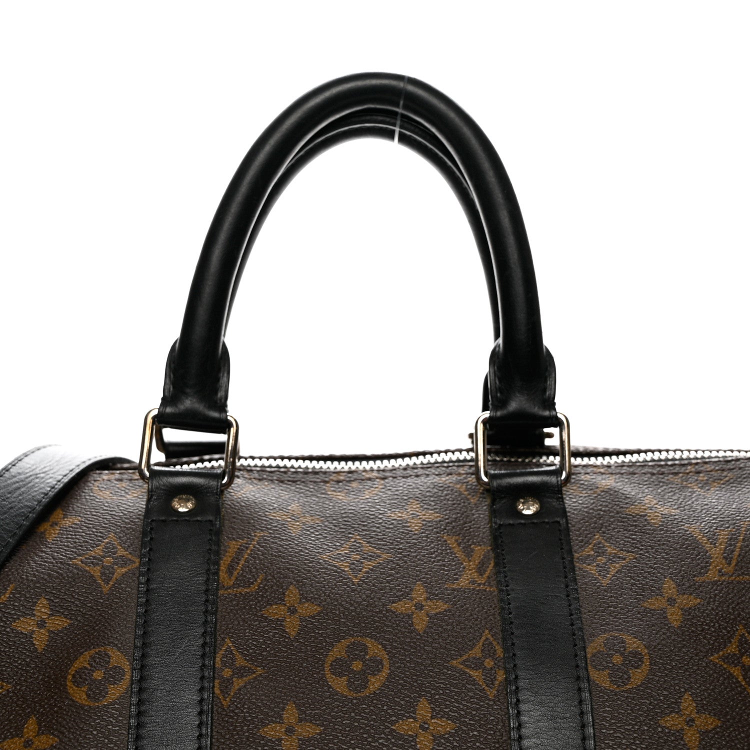 Louis Vuitton Monogram Macassar Keepall Bandouliere 45 6 of 14