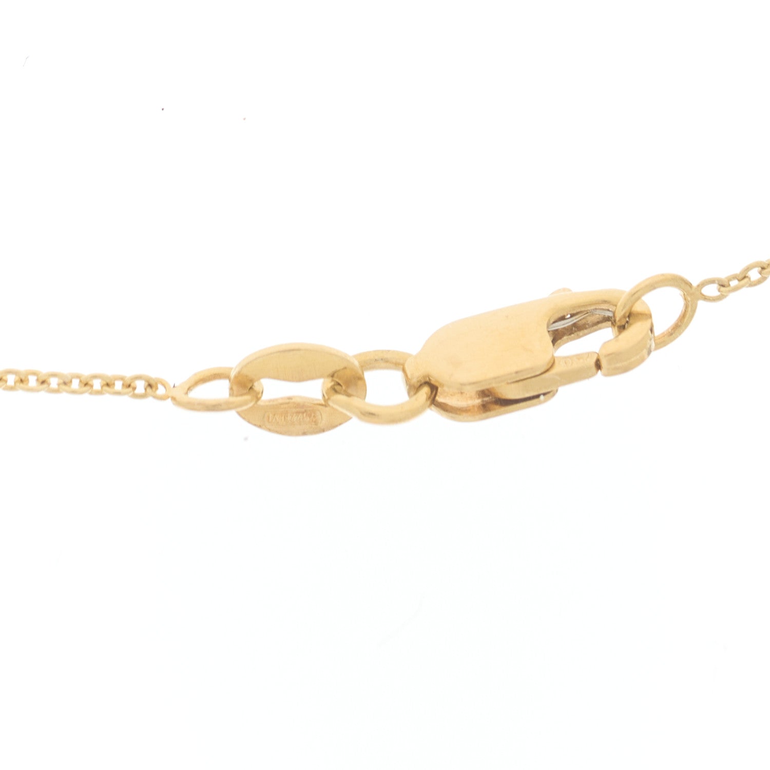 Roberto Coin 18K Yellow Gold Diamond .25ct Diamonds By The Inch Necklace 7 of 8