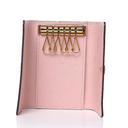Louis Vuitton Damier Ebene Multicles 6 Key Holder Rose Ballerine 5 of 10