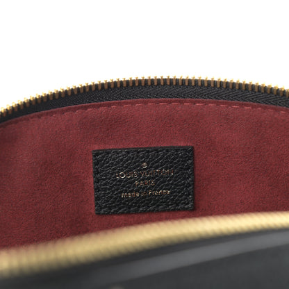 Louis Vuitton Empreinte Monogram Giant Speedy Bandouliere 25 Black Beige 6 of 8
