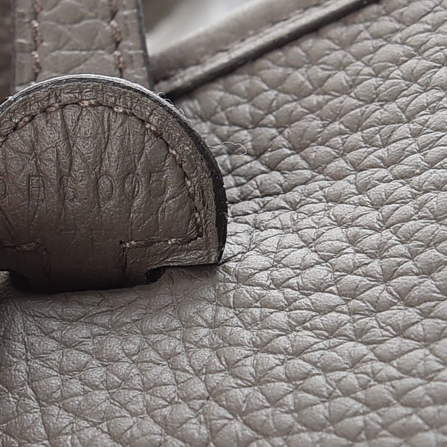Hermes Taurillon Clemence Evelyne TPM Etain 7 of 10
