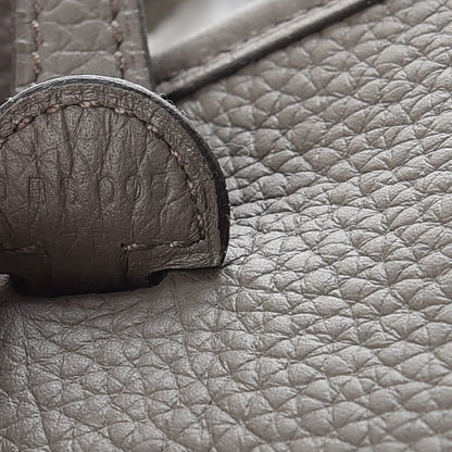 Hermes Taurillon Clemence Evelyne TPM Etain 7 of 10