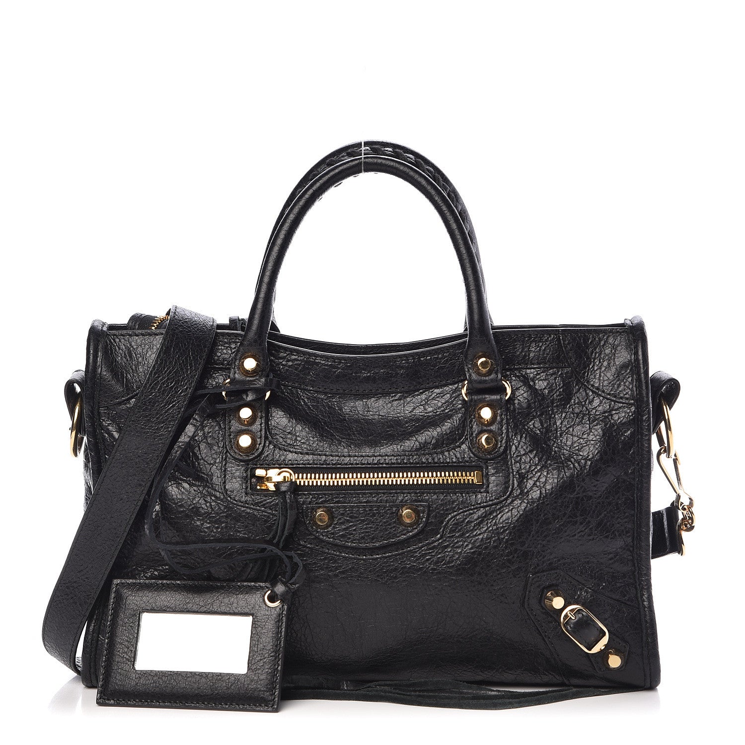 Balenciaga Agneau Classic Gold Hardware S City Black 1 of 12