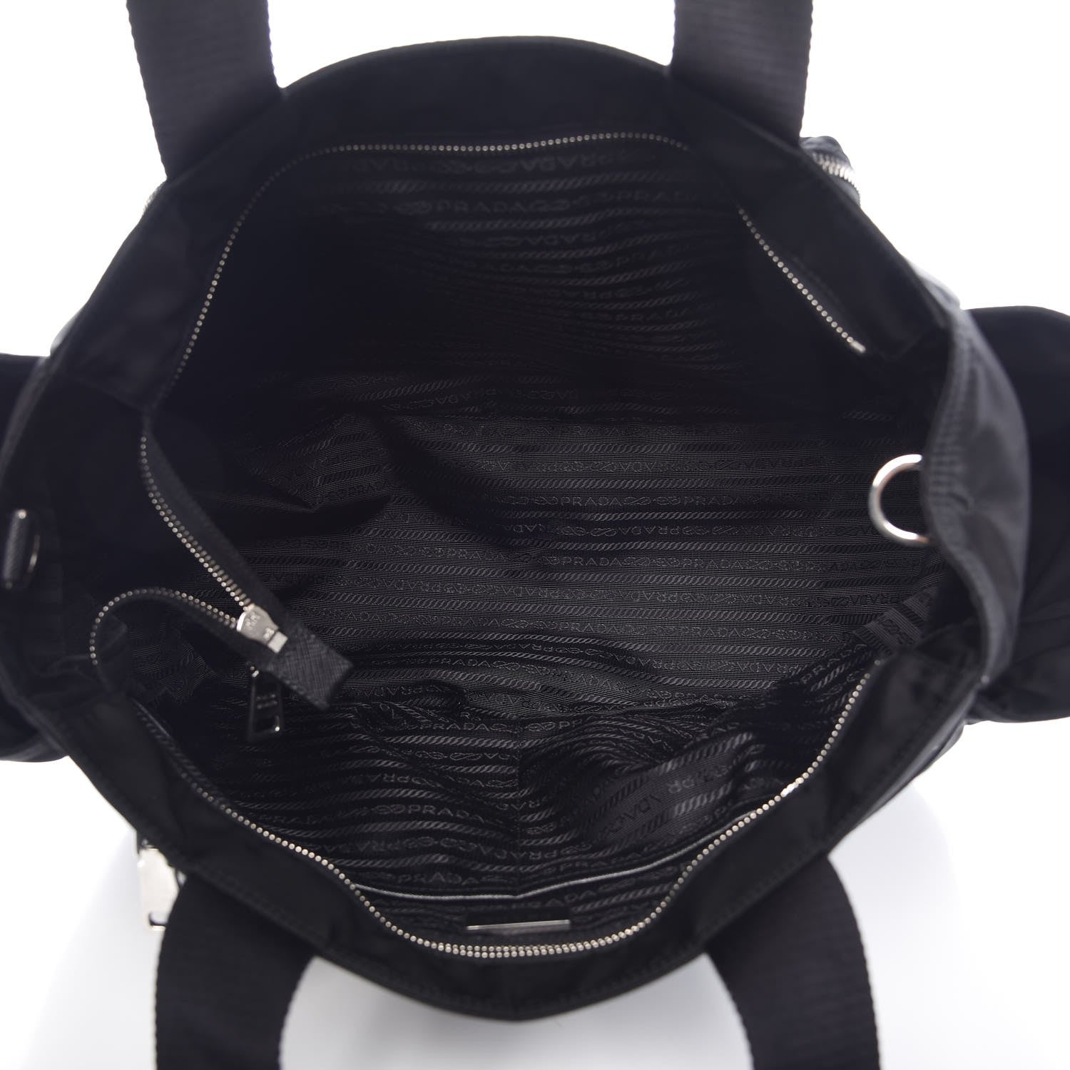 Prada Tessuto Nylon Vela Diaper Bag Black 5 of 7