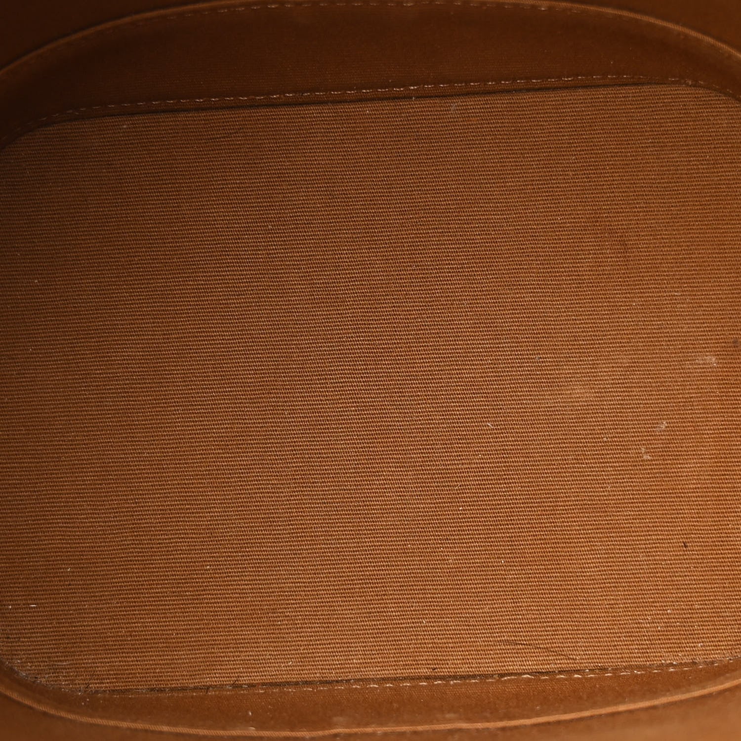Celine Triomphe Canvas Calfskin Small Bucket Bag Tan 4 of 11