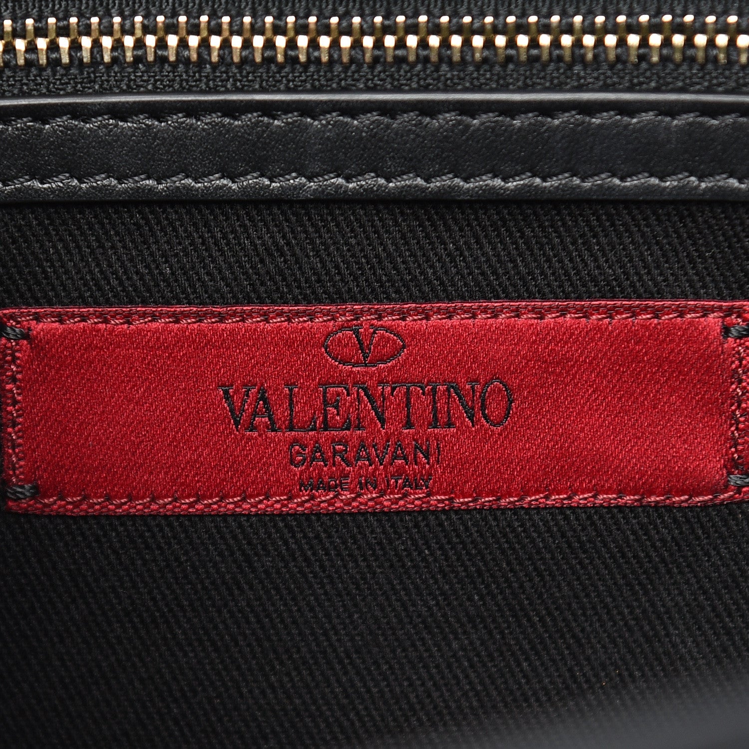 Valentino Garavani Vitello Medium Glam Lock Rockstud Flap Black 6 of 14