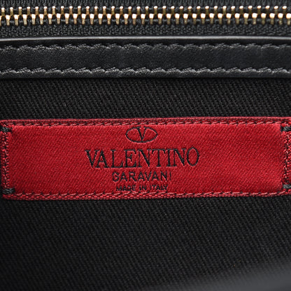 Valentino Garavani Vitello Medium Glam Lock Rockstud Flap Black 6 of 14