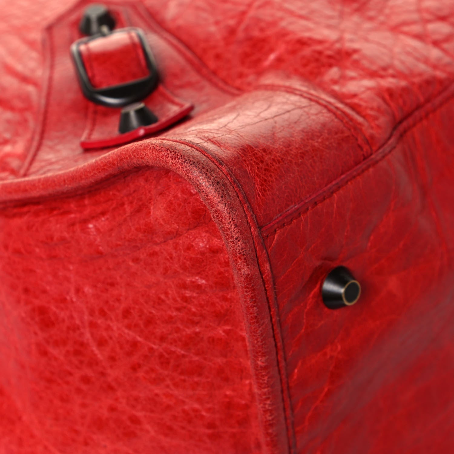 Balenciaga Agneau Classic Hardware Work Vermillion 9 of 20