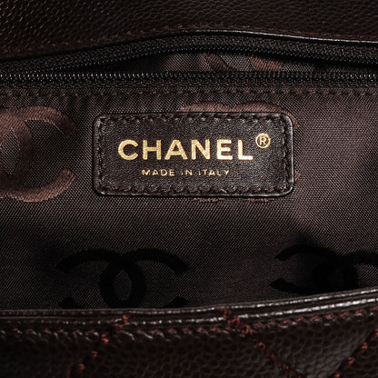 Chanel Caviar Quilted Jumbo Single Flap Bag Brown 6 of 8