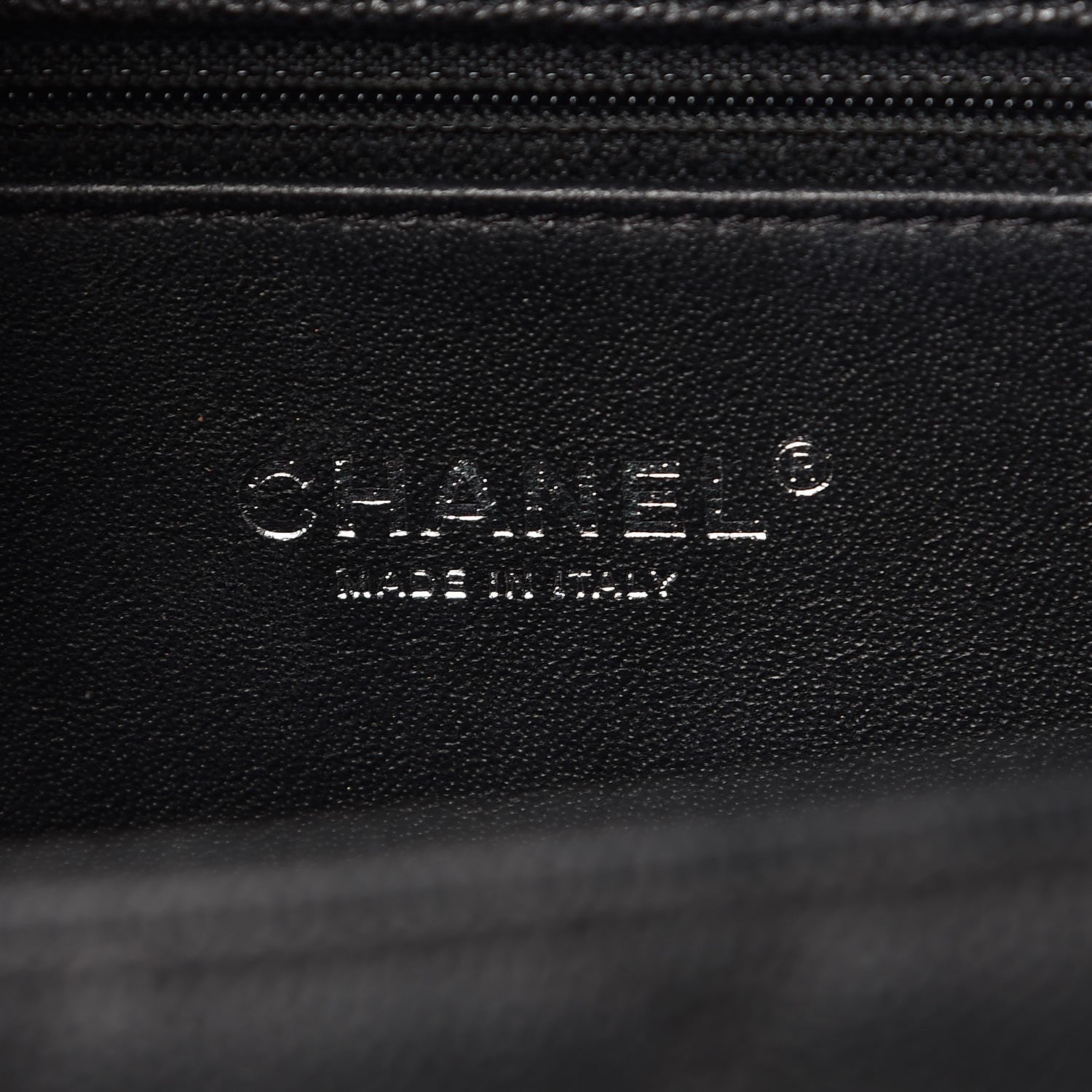 Chanel Caviar Lizard Quilted Large Coco Handle Flap Black 5 of 14