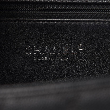 Chanel Caviar Lizard Quilted Large Coco Handle Flap Black 5 of 14