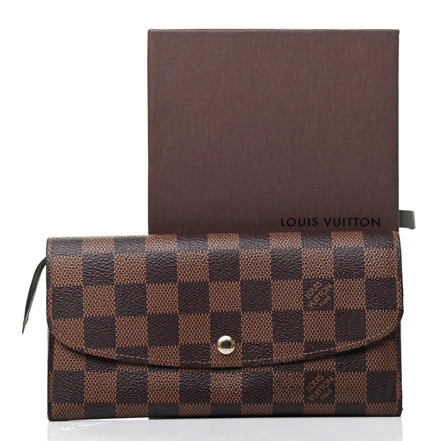 Louis Vuitton Damier Ebene Emilie Wallet 8 of 8