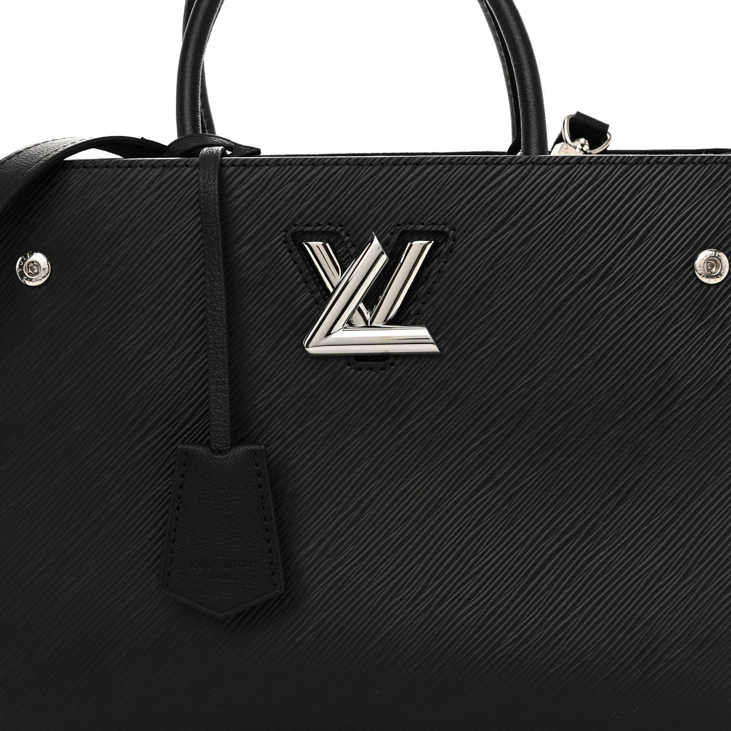Epi Twist Tote Black