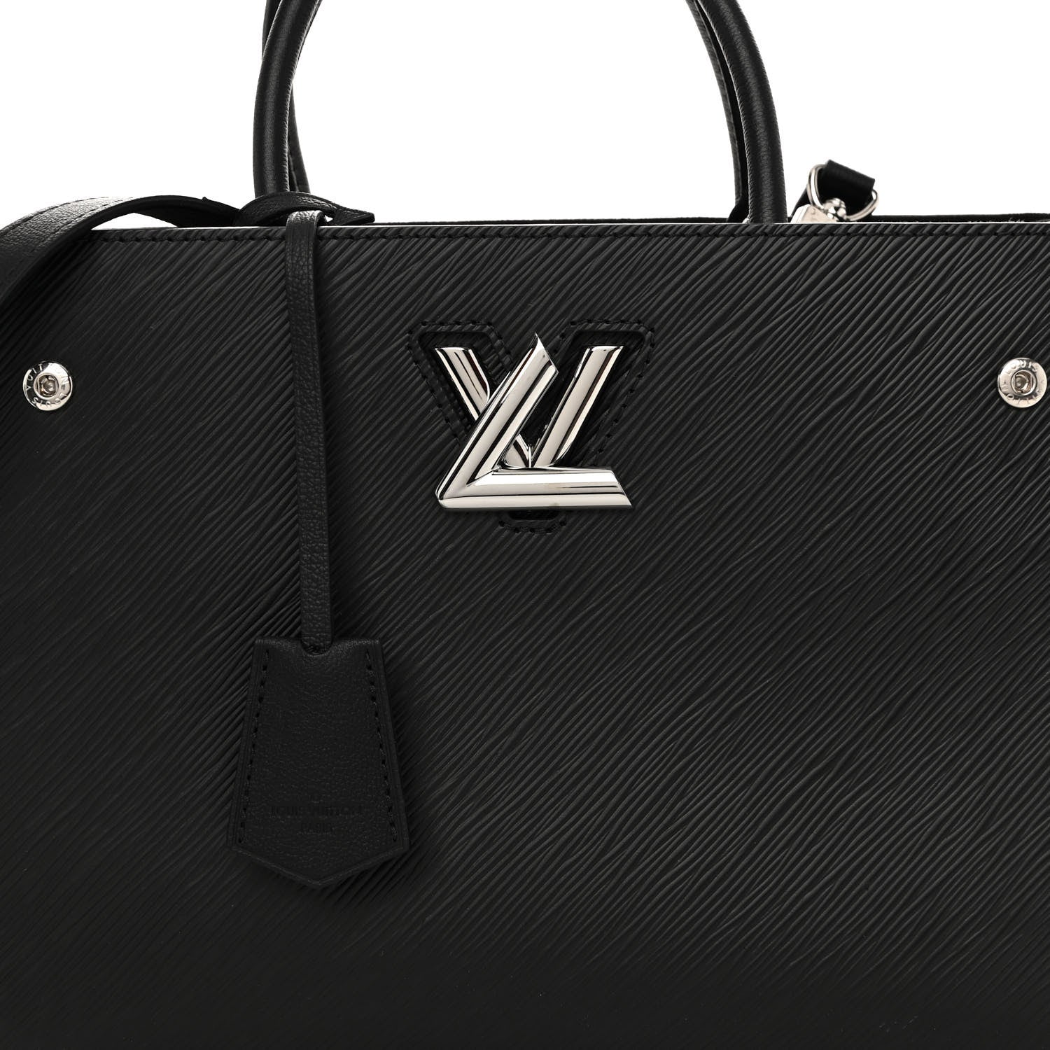 Louis Vuitton Epi Twist Tote Black 7 of 9